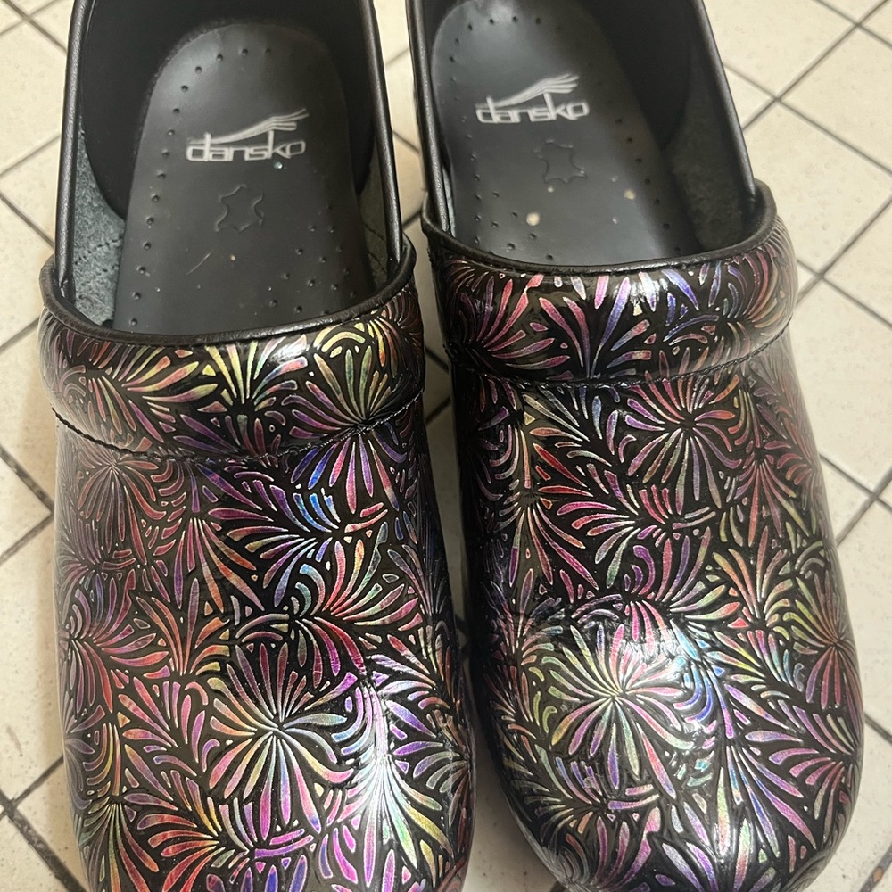 Dansko Floral Patterned Clogs